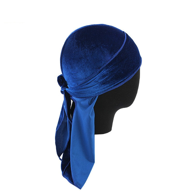 Durag til menn, hjelper med å holde frisyren intakt og utvikle bølger.