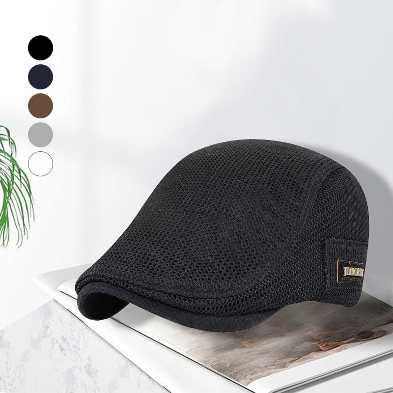 Elegant Newsboy caps for menn, lett og luftig for sommerens aktiviteter.