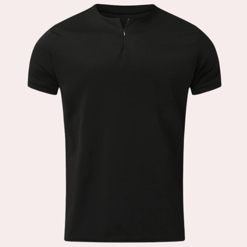 Fukttransporterende herre t-skjorte i polyester. Perfekt som casual hverdagstopp, kortermet og lett.