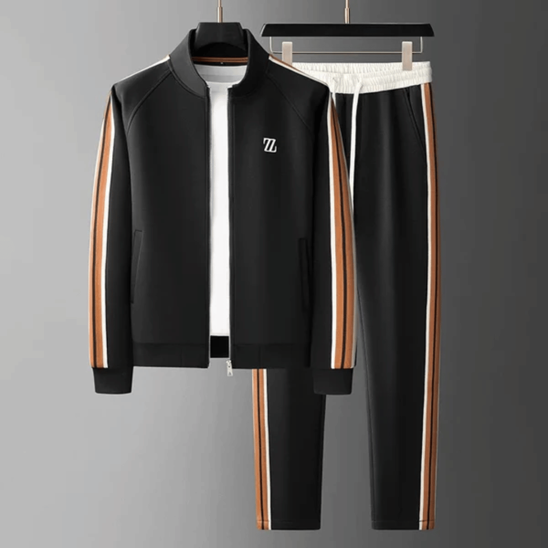 Moderne herre sportsklær: treningsdress designet for optimal komfort og sporty stil.