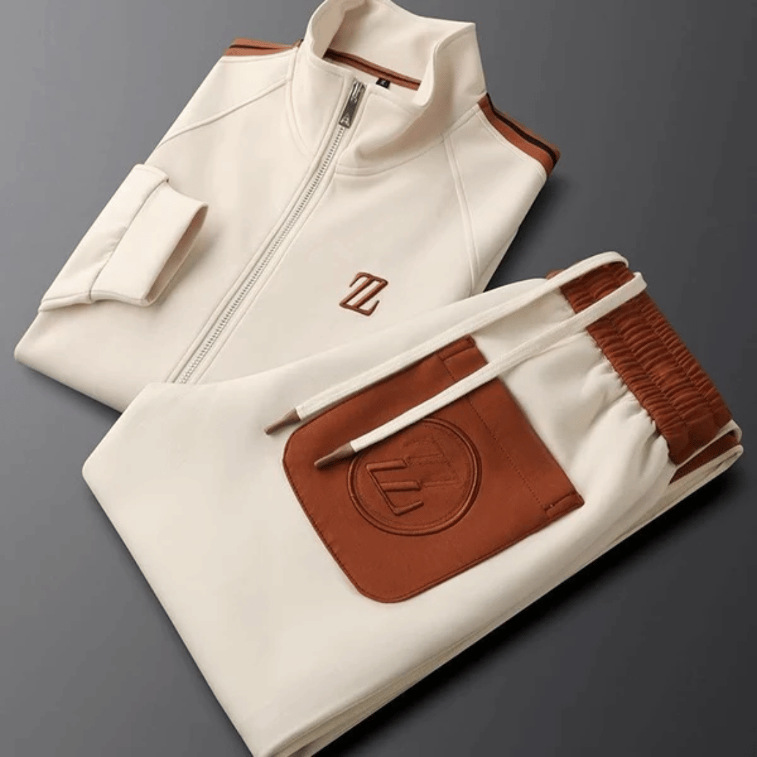 Elegant herre joggedress for sport og avslapning. Moderne fritidsklær for den aktive mannen.