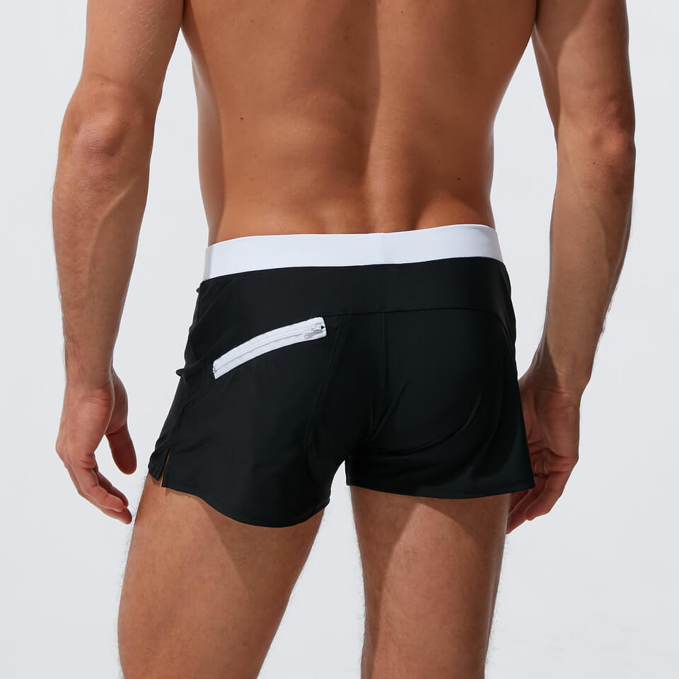 Boardshorts for menn med elastisk linning, komfortabelt badetøy for hele ferien.