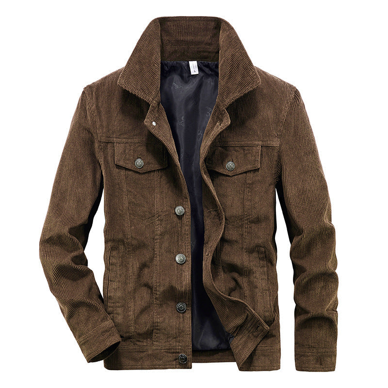 Vielseitige Herren-Cordjacke für Freizeit, bequem und modisch