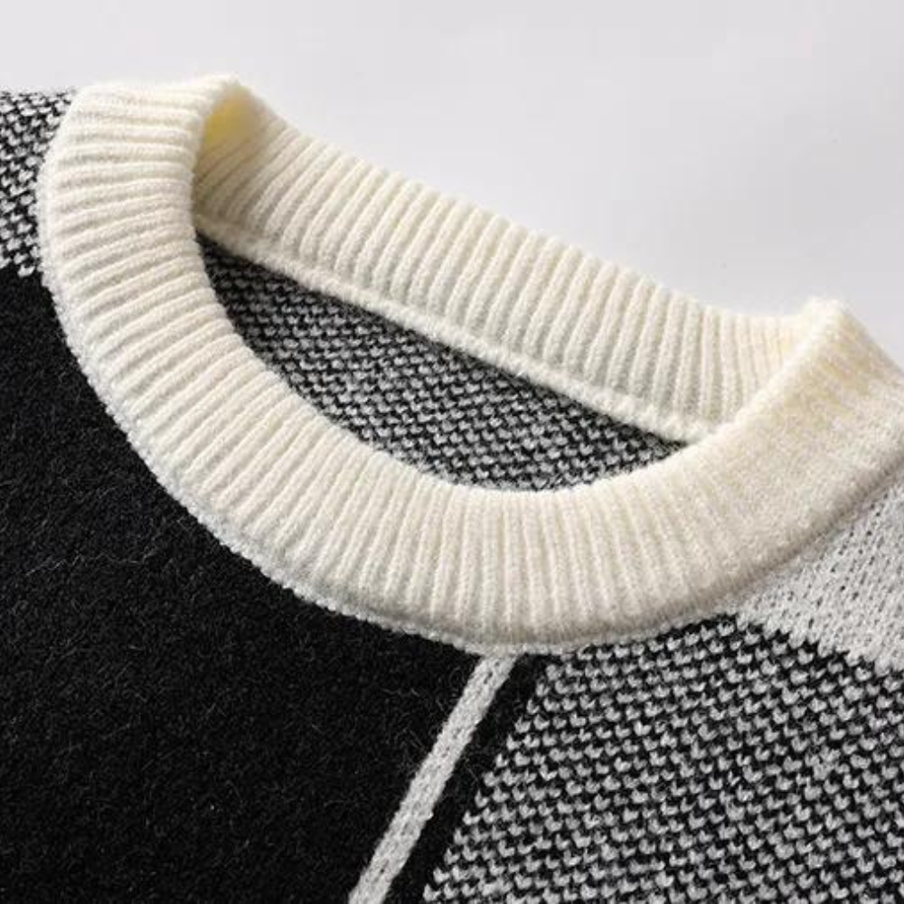 Bequemer Herren-Strickpullover in Hellgrau, feine Strickart, passt gut zu verschiedenen Herrenmode-Outfits