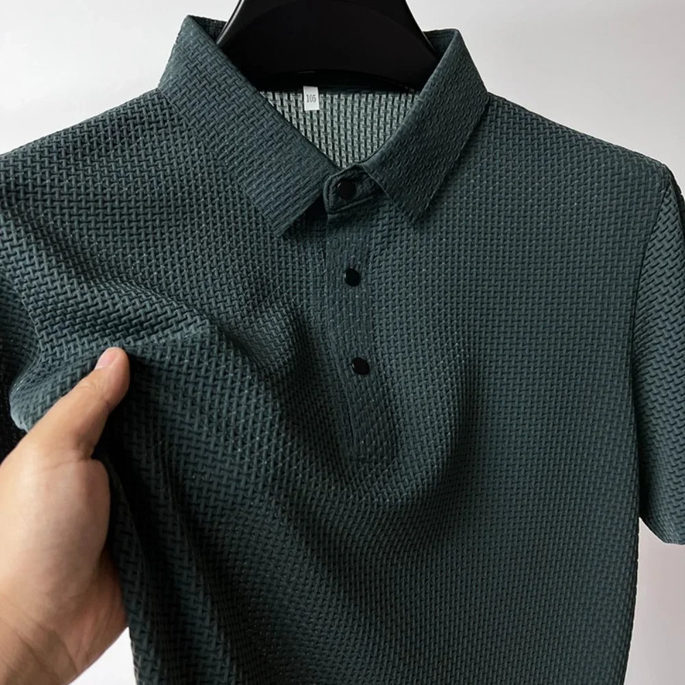 Casualskjorte for menn med elegant stil. Denne Lop-Up poloskjorten er komfortabel og sval.