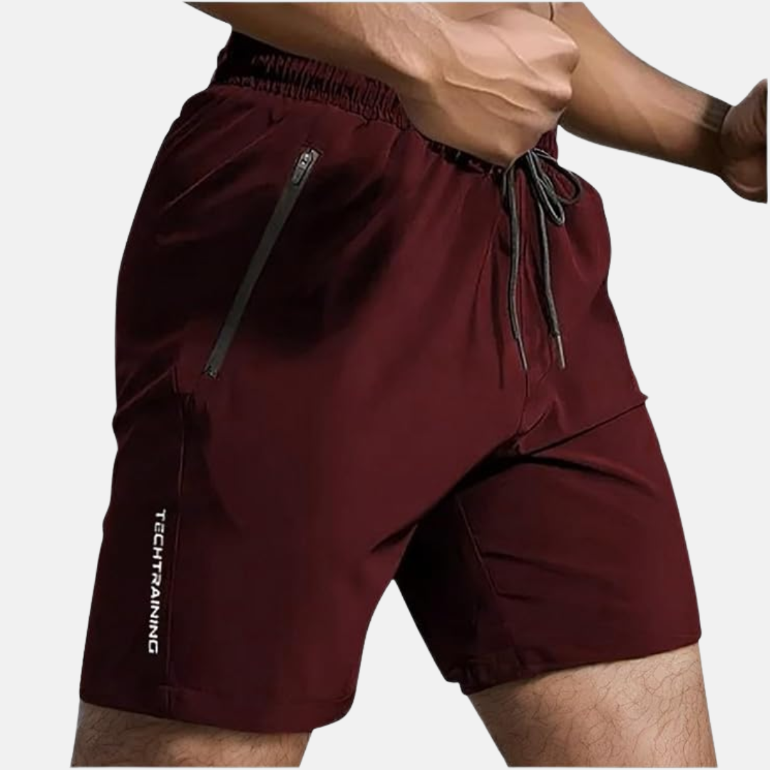 Komfortable herreshorts for jogging og strand, ideell for aktiv sommerbruk, hurtigtørkende og lett.