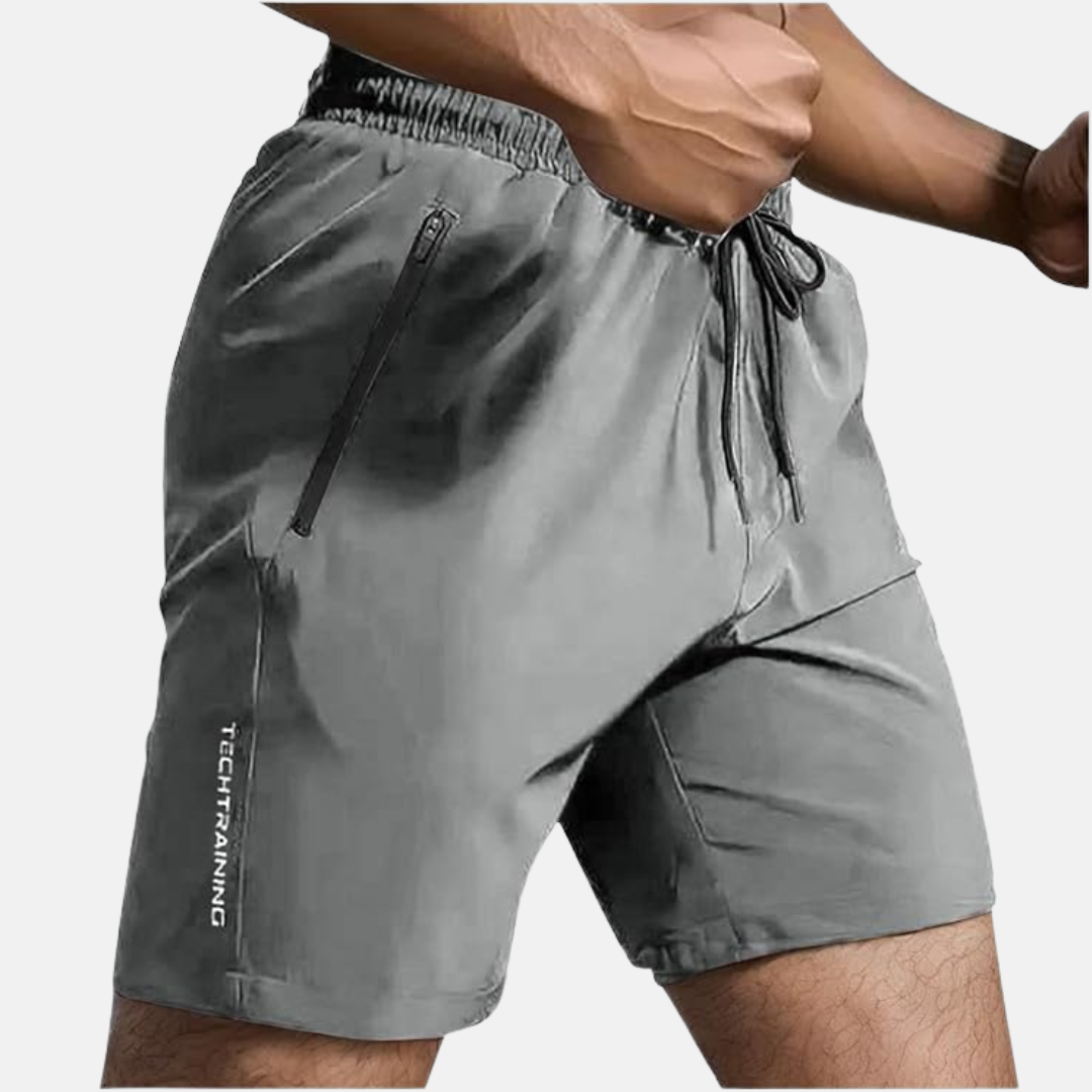 Ytelsesorienterte herreshorts for aktiv sport, trening og fritid. Hurtigtørkende for maksimal komfort ute.