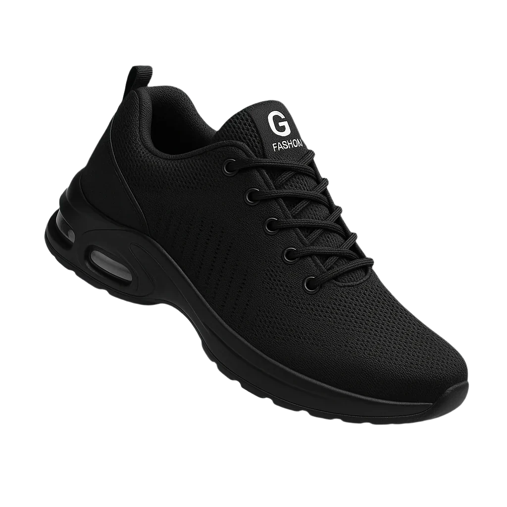 Herresneaker med stålhette: Moderne sporty vernesko for menn, ideell som arbeidssko og fritidssko.