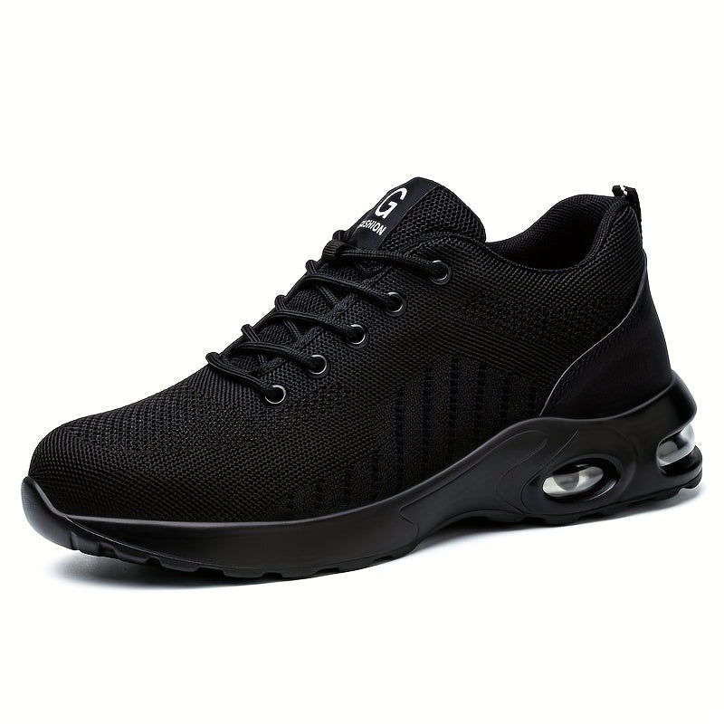 Stilren herresneaker med stålhette: Den ultimate kombinasjonen av sikkerhet, komfort og moderne stil.