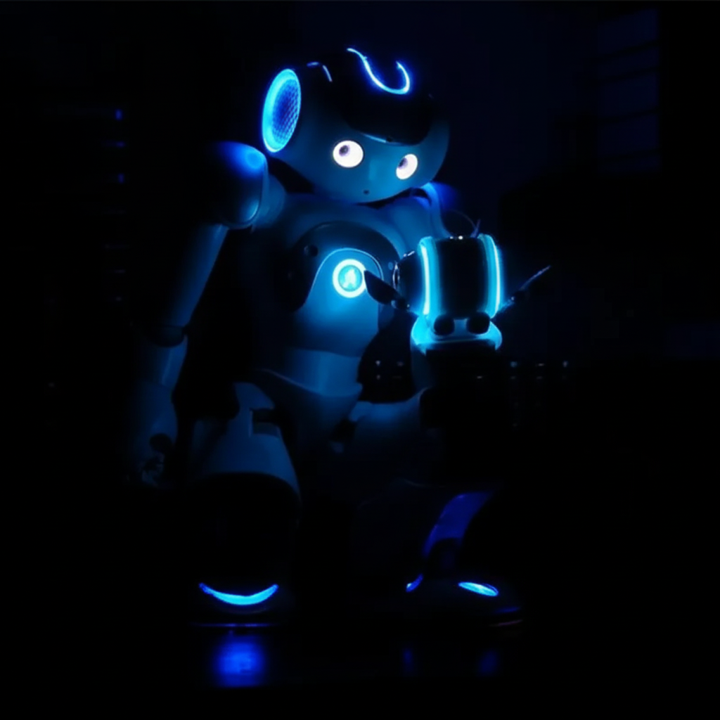 Fargerik, programmerbar robot for barn. Interaktivt leketøy som stimulerer læring og kreativitet.
