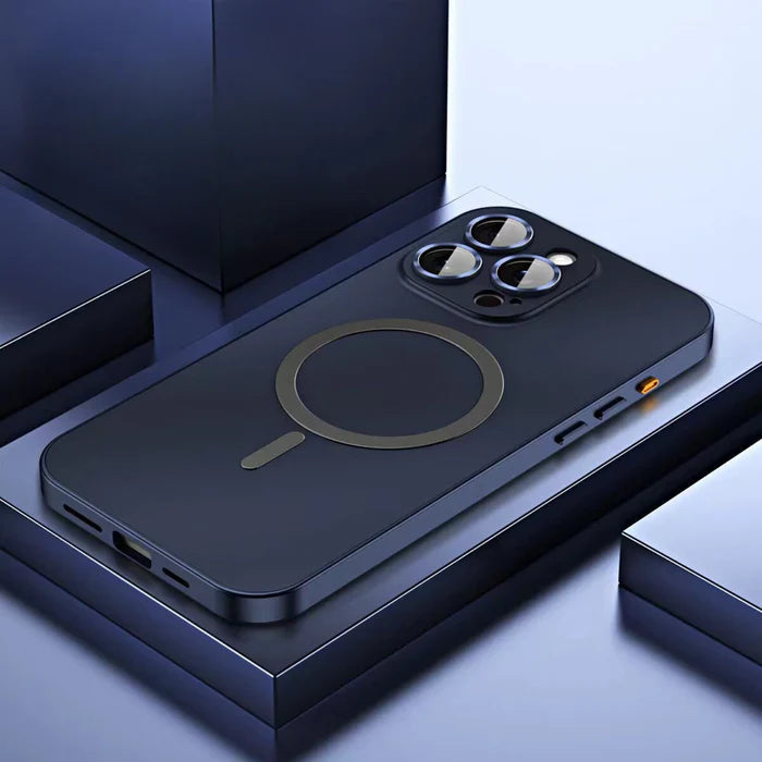 Stilrent og støtsikkert iPhone metalldeksel, perfekt for daglig beskyttelse og mobiltilbehør.