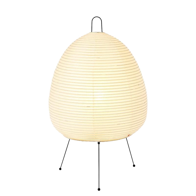 Japansk papirlampe i beige for mykt, stemningsfullt lys. Perfekt interiørdetalj og hjemmeinnredning.