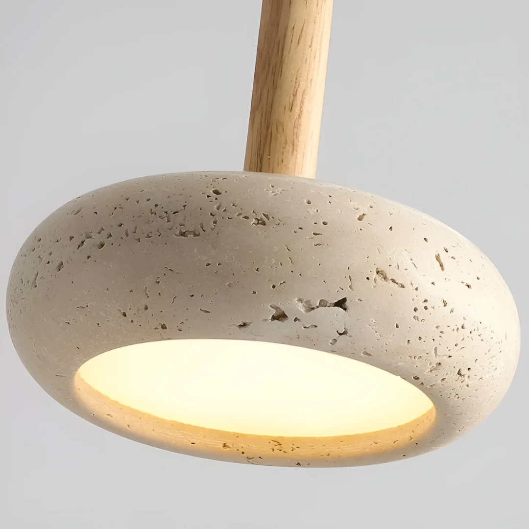 Taklampe med unikt japansk retro design. Perfekt minimalistisk belysning som forbedrer hjeminnredningen.