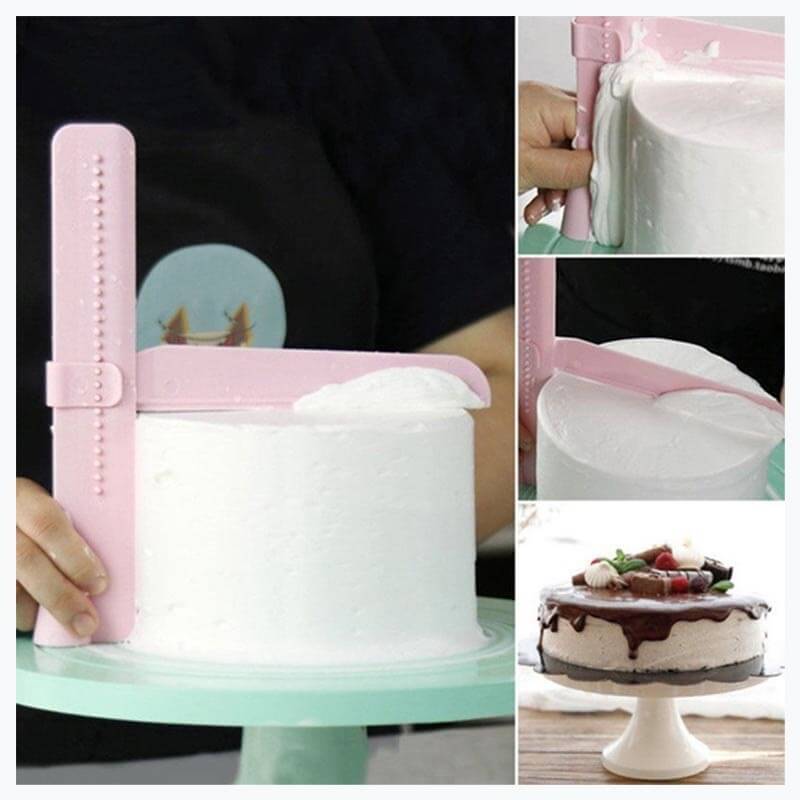 Enkel å bruke kakeskraper for nybegynnere og profesjonelle; perfekt til smørkrem og frosting.