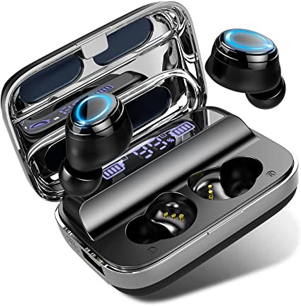 Trådløse Bluetooth In-Ear hodetelefoner, vanntette, med støydemping for sport og håndfri telefoni