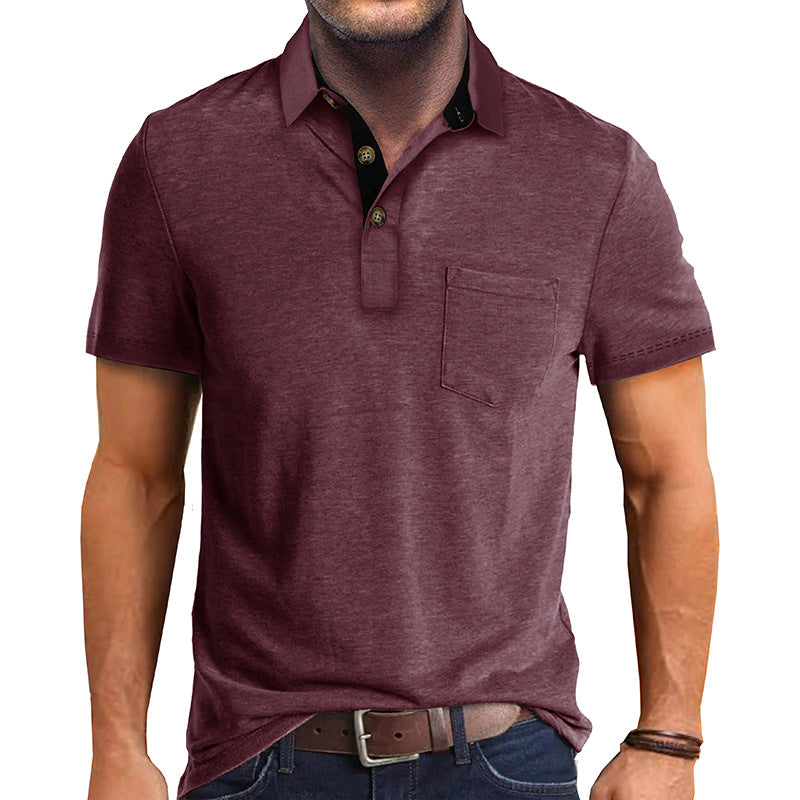 Herre poloshirt med elegant polokrage. Perfekt for en stilfull sommerstil og komfortabel hverdag.