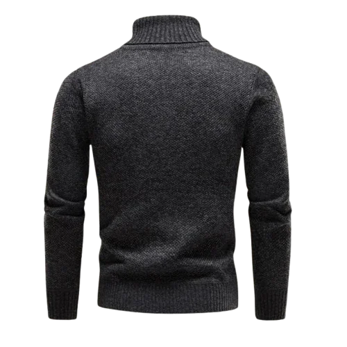 Komfortabel herre turtleneck genser, ideell som varm høst- og vintergenser for elegant stil.