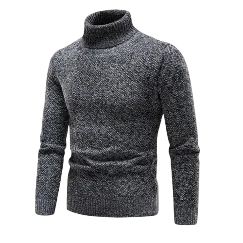 Allsidig klassisk herre turtleneck genser, enkel å style for både formelle og uformelle anledninger.