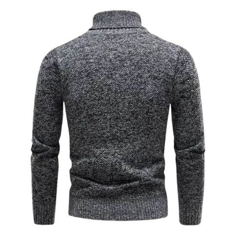 Myk og behagelig herre høyhalsgenser. Klassisk turtleneck for stilbevisste menn og vintermote.