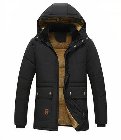 Stilfull og robust parkas for menn, perfekt yttertøy som beskytter mot vinterkulde.