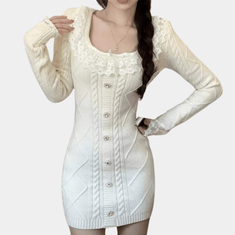 Stilig hvit kvinne robe; allsidig og elegant for enhver anledning. Komfortabel kåpe i tidløst design.