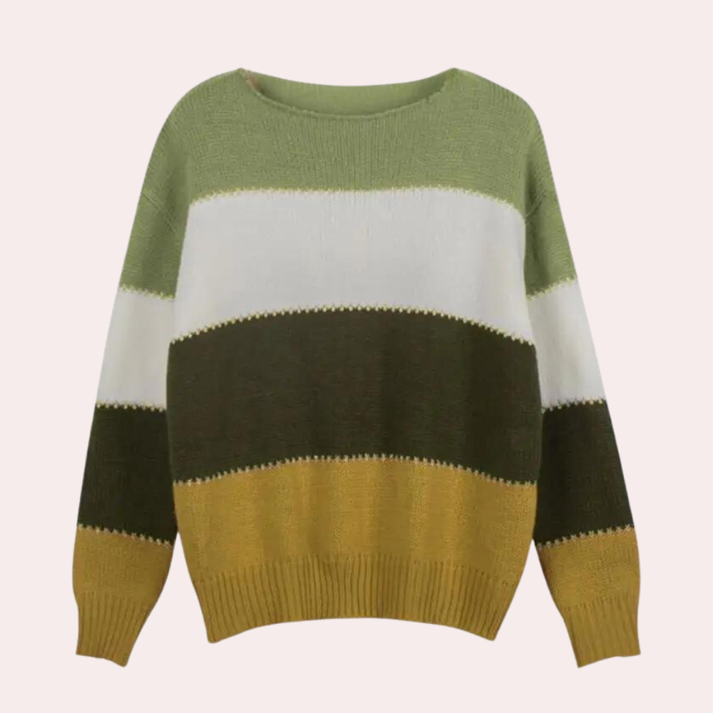 Allround stripete damegenser for alle anledninger. Komfortabel fritidsgenser i klassisk, tidløst design.