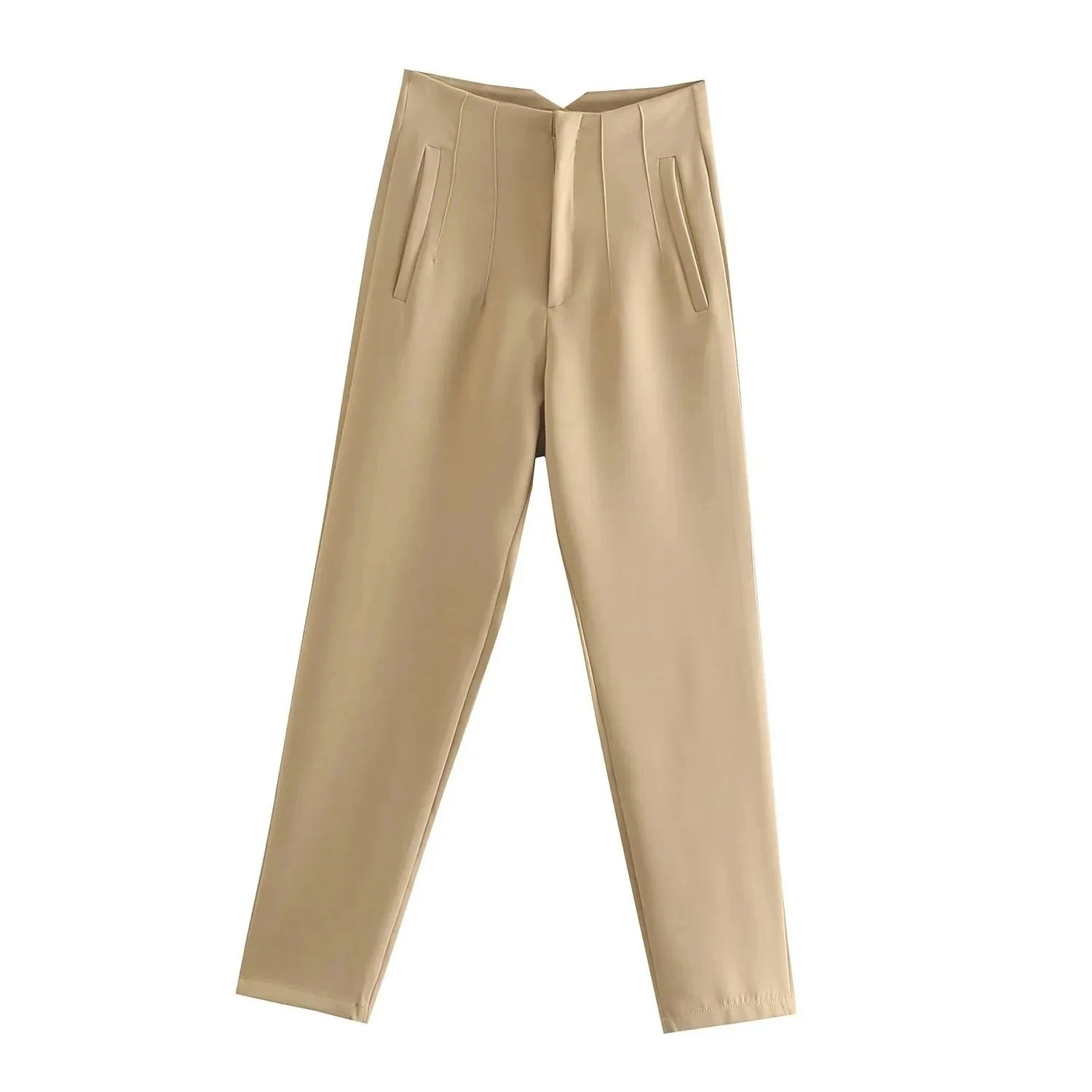 Høy midje blyantbukser for kvinner, perfekte for en moderne, stilren og komfortabel look.