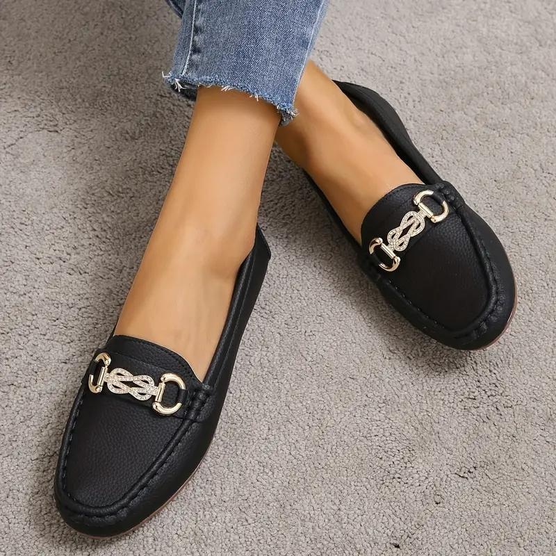 Allsidige damesko: Komfortable brune loafers, ideelle som hverdagssko, vårsko og høstsko.