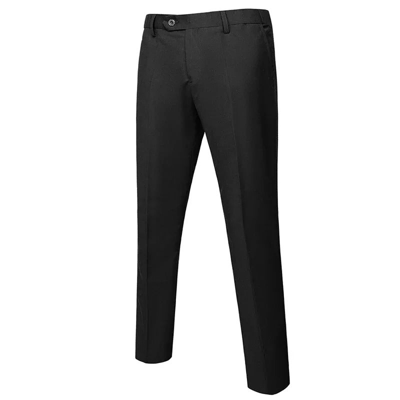 Klassiske dressbukser for menn, perfekte for kontor og formelle anledninger med rett snitt og komfort.