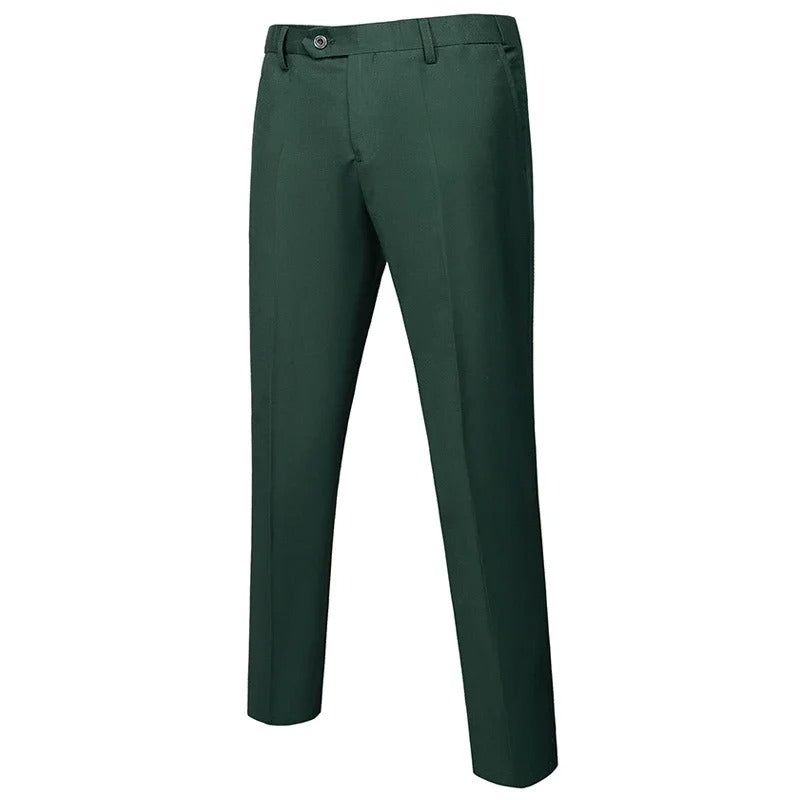 Komfortable dressbukser for menn med klassisk rett snitt, perfekt for lange dager på kontoret.