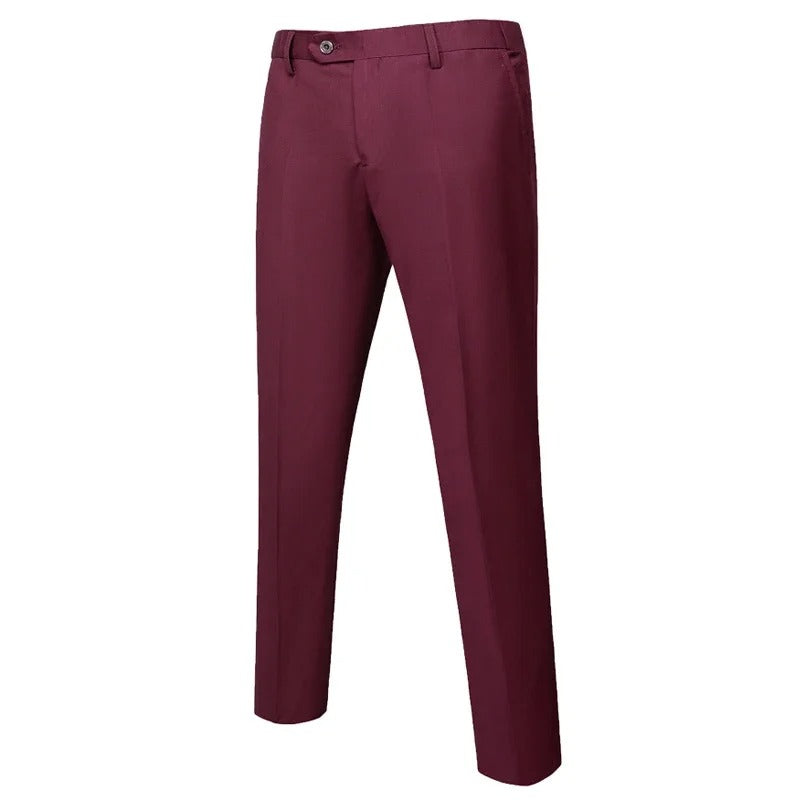 Stilrene menns dressbukser i klassisk design, optimale for kontor, formelle eventer og elegant hverdagsbruk.