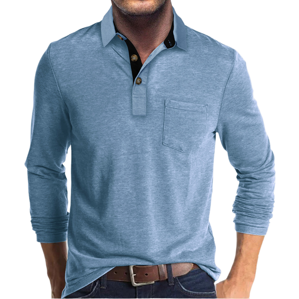 Komfortabel herre poloshirt i mykt stoff. Trendy passform for casual stil og hverdagsklær.