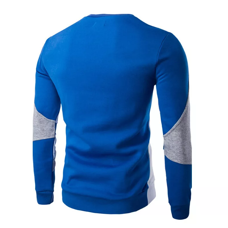 Klassisk herre sweatshirt med rund hals for alle anledninger. En allsidig og tidløs menns genser.