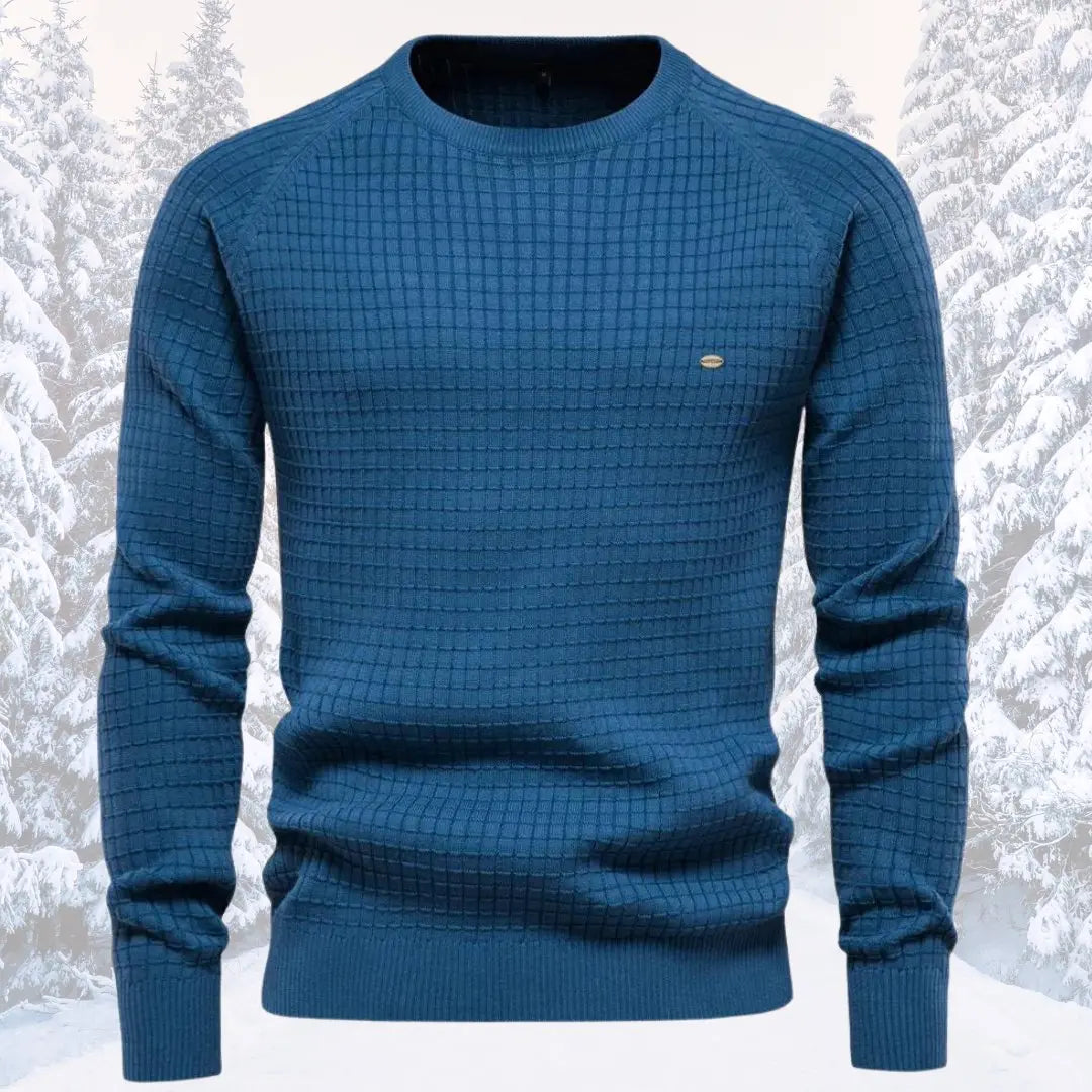 Elegant, uformell herretrøye, langermet og komfortabel. Basic design for hverdag og spesielle anledninger.