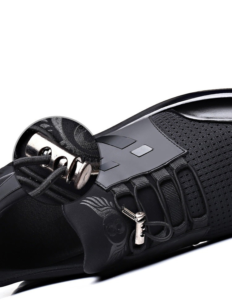 Stilige herre fritidssko med sporty design, perfekte for lett sport og daglig utendørs bruk.