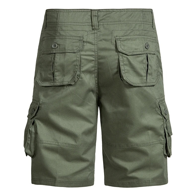Bekvemme herreshorts med sikre og romslige lommer, perfekt for mobil og nøkler.