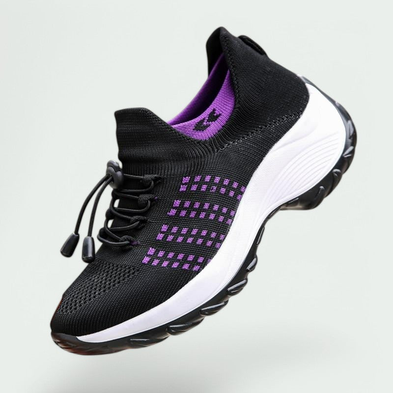 Lette og komfortable dame sneakers. Perfekte hverdagssko med støtte for kvinner, egnet for aktivitet og fritid.