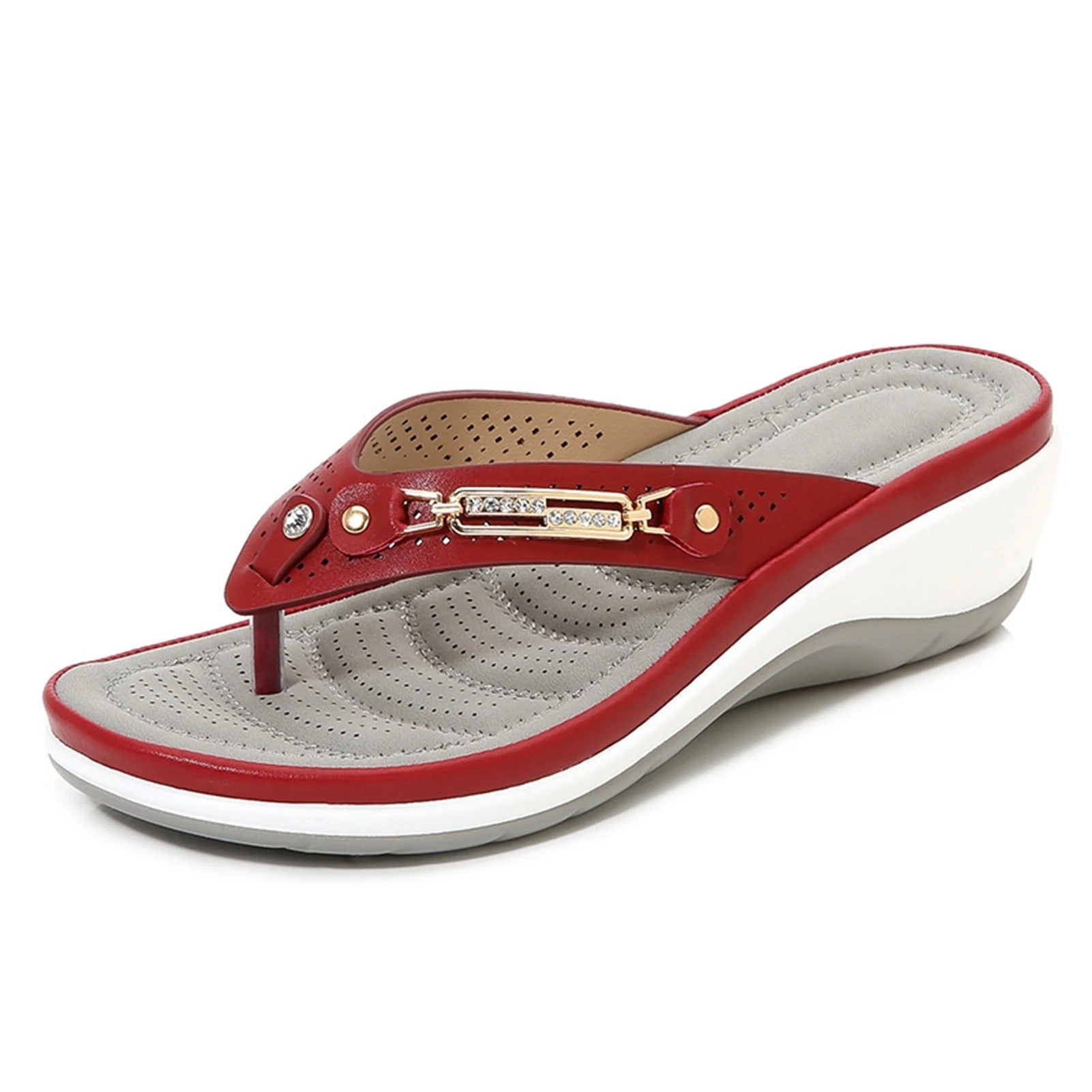 Kvinner sandaler med ergonomisk design og god fotstøtte. Ideell for langvarig komfort og velvære.