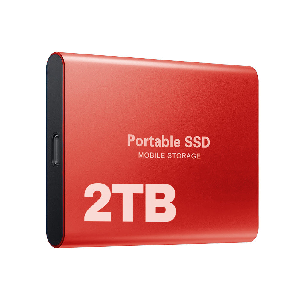 Liten og kompakt ekstern SSD harddisk for daglig bærbar lagring, enkel å ta med for alle dine databehov.