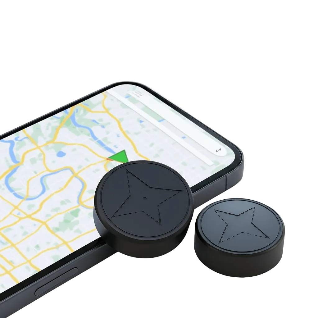 Kompakt magnetisk GPS-sporer for sanntidssporing av eiendeler. Diskret og enkel å feste.