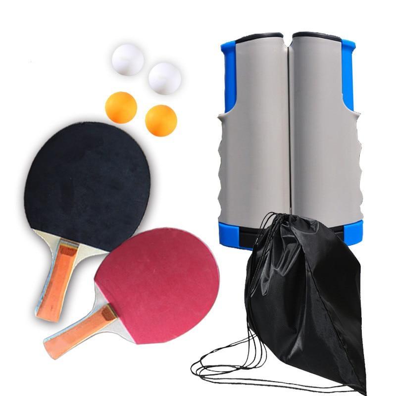 Perfekt gave: Komplett bordtennissett for både innendørs og utendørs aktivitet, ideelt for venner og familie.