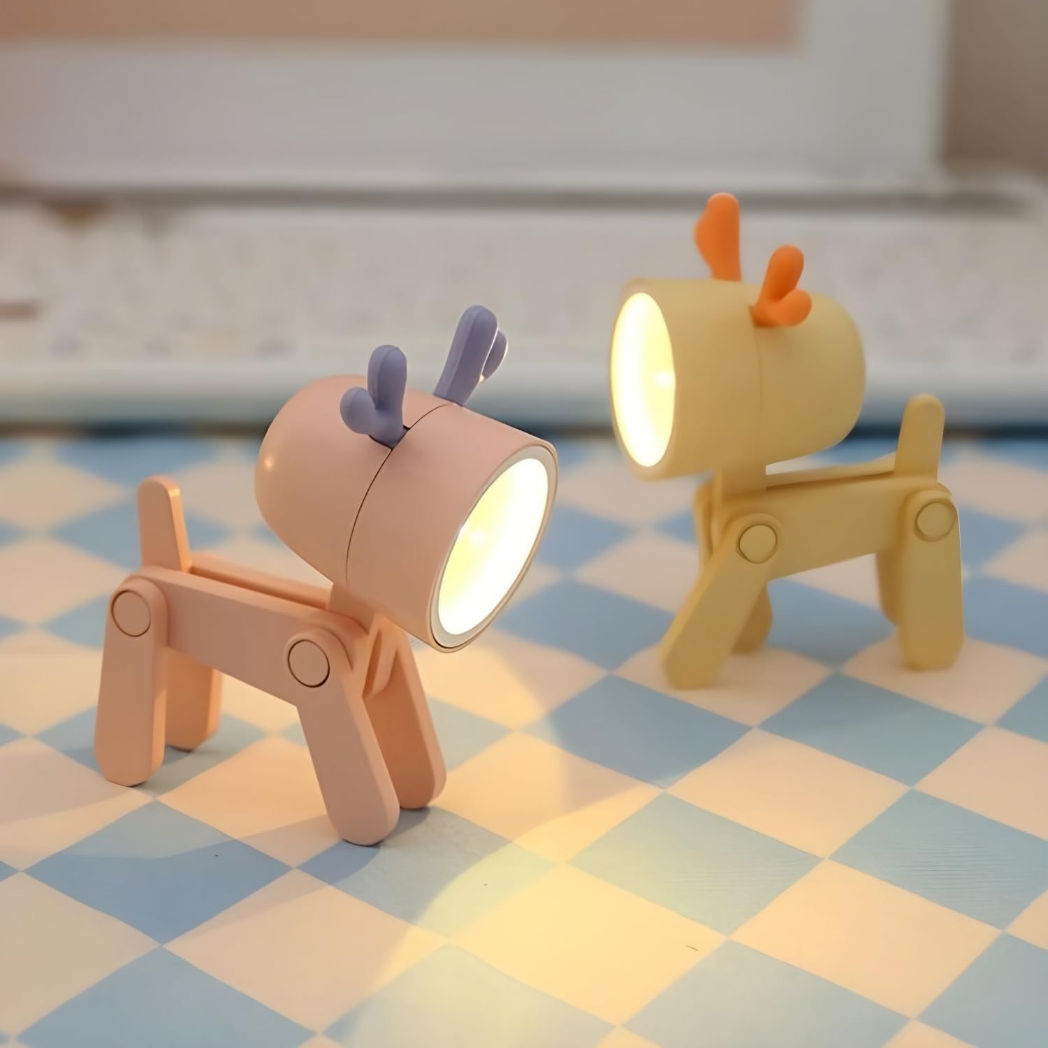 Nattlampe med dyredesign, justerbar LED-lysstyrke, en flott gaveidé til barnerommet.