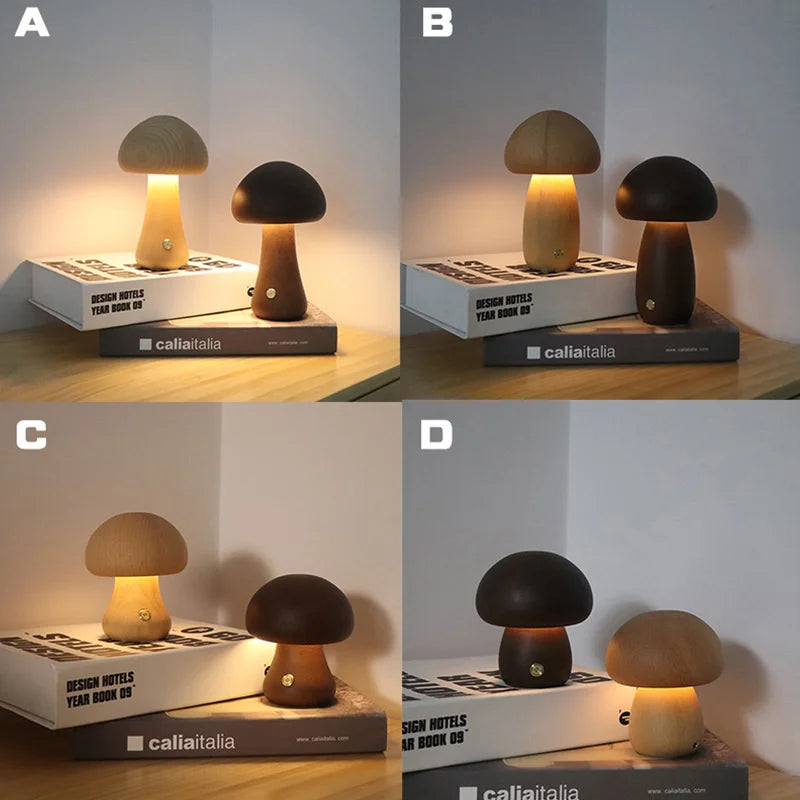 Stilren sopplampe, perfekt interiørdetalj på barnerommet. USB-oppladbar med LED-lys.