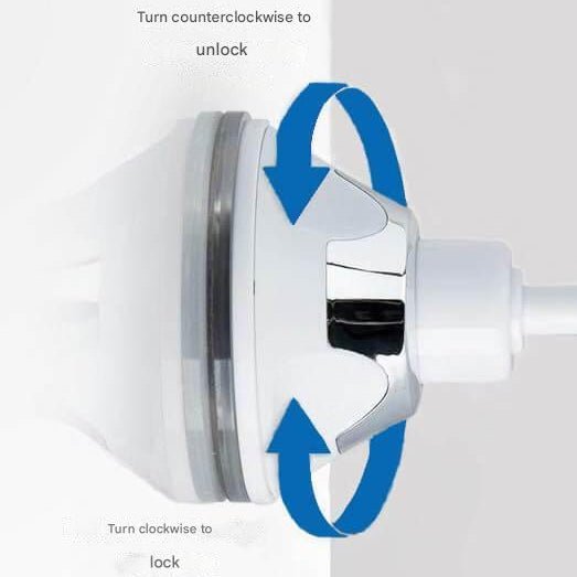 Moderne kosmetisk speil med integrert LED-belysning og 10x forstørrelse. Essentialt sminkeverktøy.