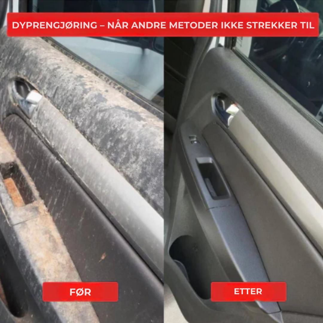 Miljøvennlig dampvasker som rengjør dypt uten kjemikalier. Fjerner bakterier og allergener for et sunnere hjem.