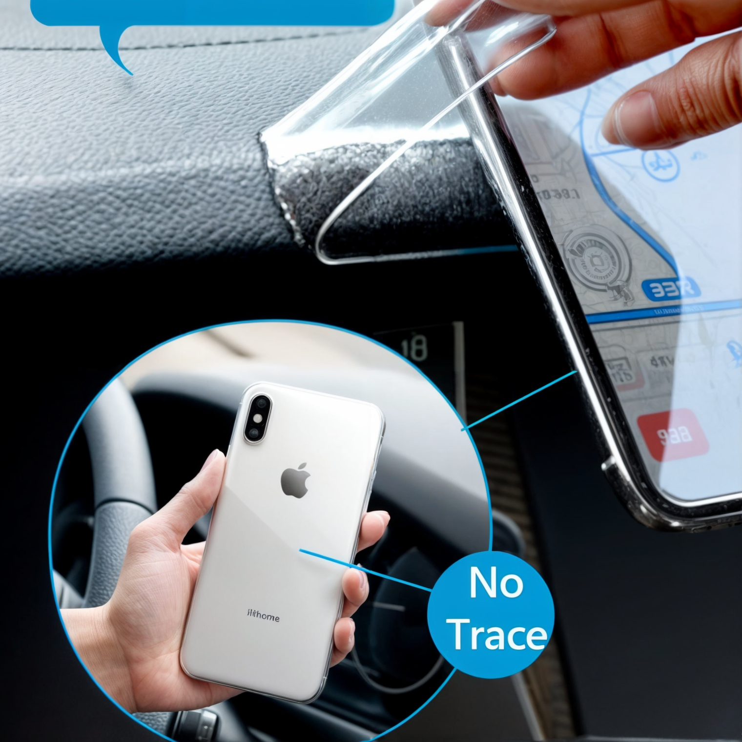 Enkel å bruke dobbeltsidig teip for rask montering av veggdekor og småhyller uten stress. Selvklebende.