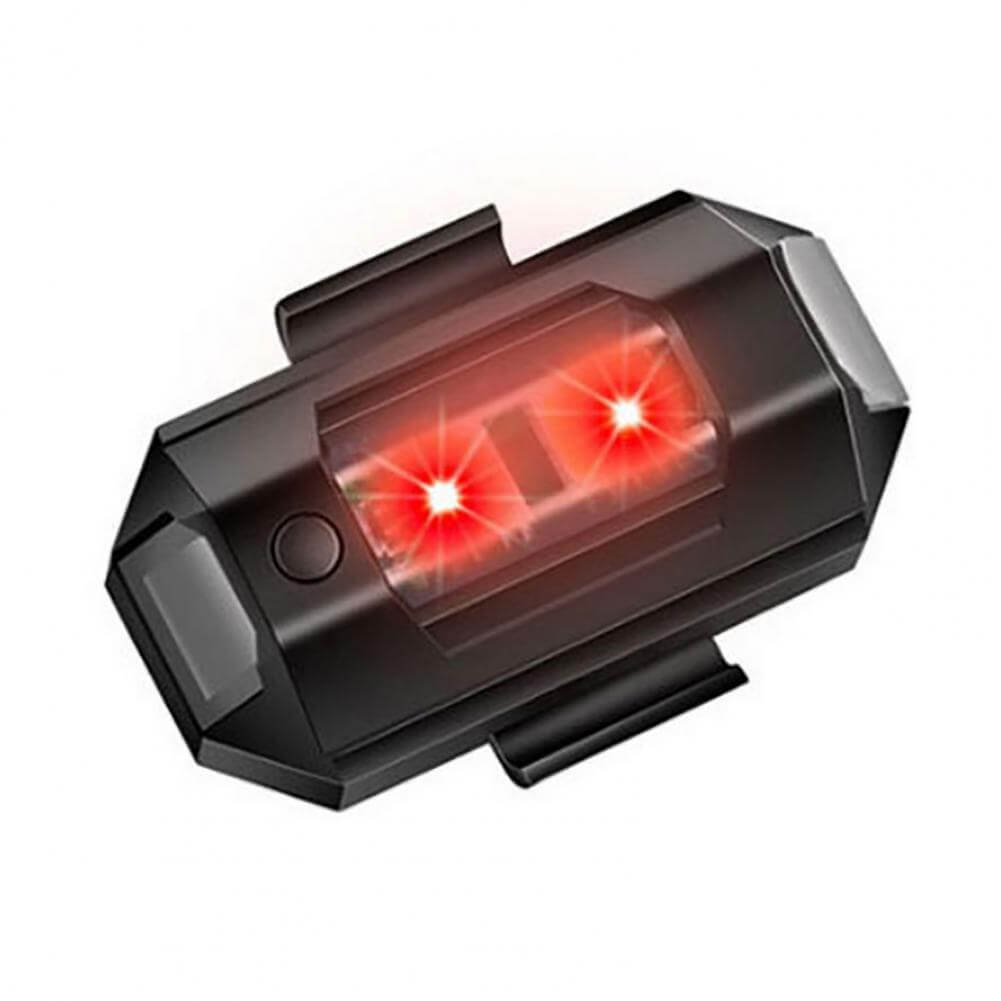 Kraftig LED-varsellys for kjøretøy, sykkel, drone, motorsykkel. Øker synlighet og sikkerhet.