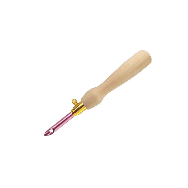 Punch-needle broderiprosjekt i bruk som hjemmedekor; enkel å lage med Kreativt Broderinålesett.