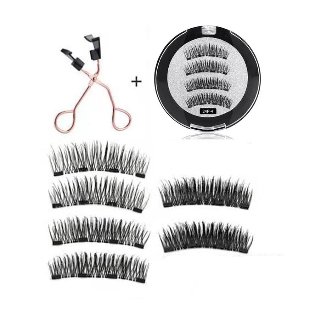 Gjenbrukbare 3D magnetiske vipper, LuxeLash, som gir volum og lengde. Enkel påføring for perfekt øyemakeup.