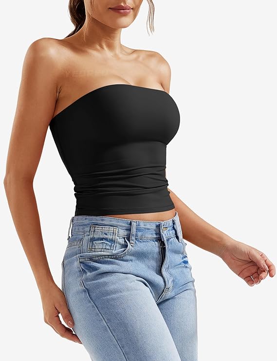 Kvinnelig fitted tanktopp i moderne snitt. En komfortabel ermeløs topp for sommeren og hverdagsliv.